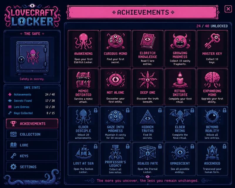 Lovecraft Locker 成就收集 画面 2